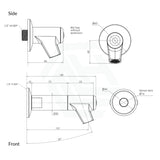 3Monkeez Stainless Steel Hob Mounted Infrared Sensor Bib Tap With Metal Mouthguard Battery Powered