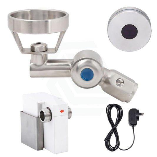 3Monkeez Stainless Steel Hob Mounted Infrared Sensor Bubbler With Metal Mouthguard Battery Powered