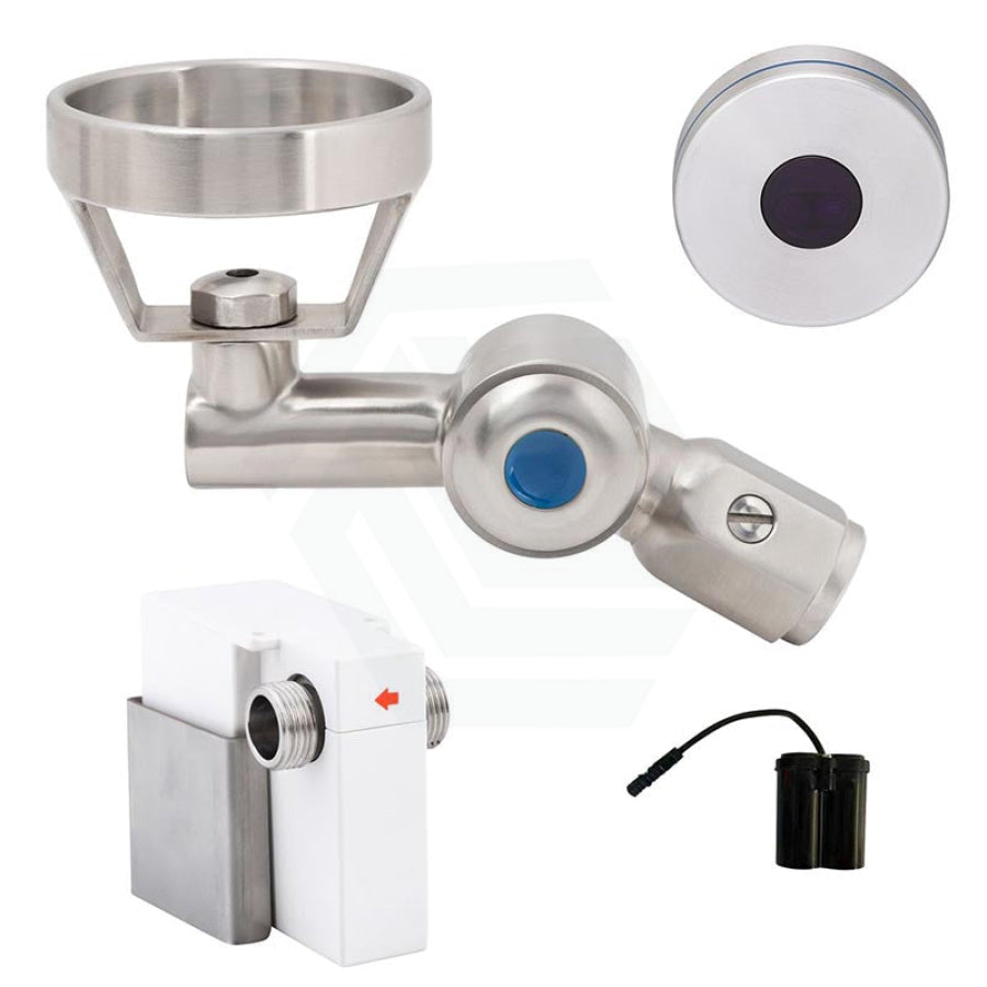 3Monkeez Stainless Steel Hob Mounted Infrared Sensor Bubbler With Metal Mouthguard Battery Powered