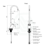 3Monkeez Stainless Steel Hob Mounted Sensor Bottle Filler Battery Operated Or Mains Powered