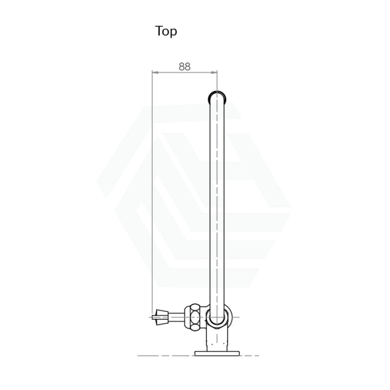 3Monkeez Stainless Steel Single Control Wall Tap Body With 6’/8’/12” Swivel Spout Commercial Tapware