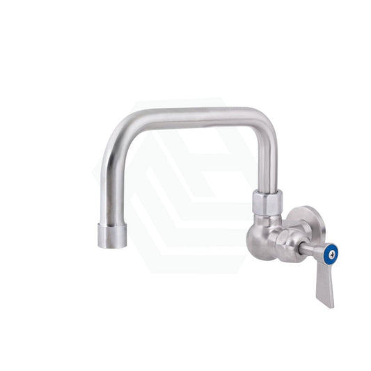 3Monkeez Stainless Steel Single Control Wall Tap Body With 6’/8’/12” Swivel Spout Commercial Tapware