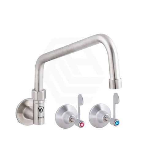 3Monkeez Stainless Steel Wall Stops And Elbow With 6”/8”/12” Swivel Spout Commercial Tapware