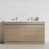 4-Door 1500/1800Mm Freestanding Bathroom Vanity Kickboard Double Multi-Colour Cabinet Only Vanities