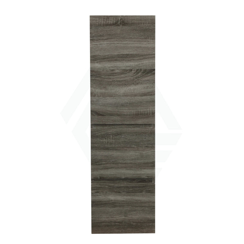 400Lx300Wx1350Hmm Berge Wall Hung Bathroom Vanity Tall Boy Dark Grey Wood Grain Pvc Filmed