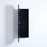 400X1500Mm Wall Hung Pvc Shaving Cabinet Matt Black Finish Pencil Mirror For Bathroom