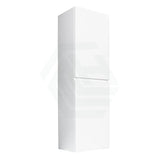 400X300X1350Mm Wall Hung Bathroom Vanity Tall Boy Gloss White Pvc Vacuum Filmed Mdf Board