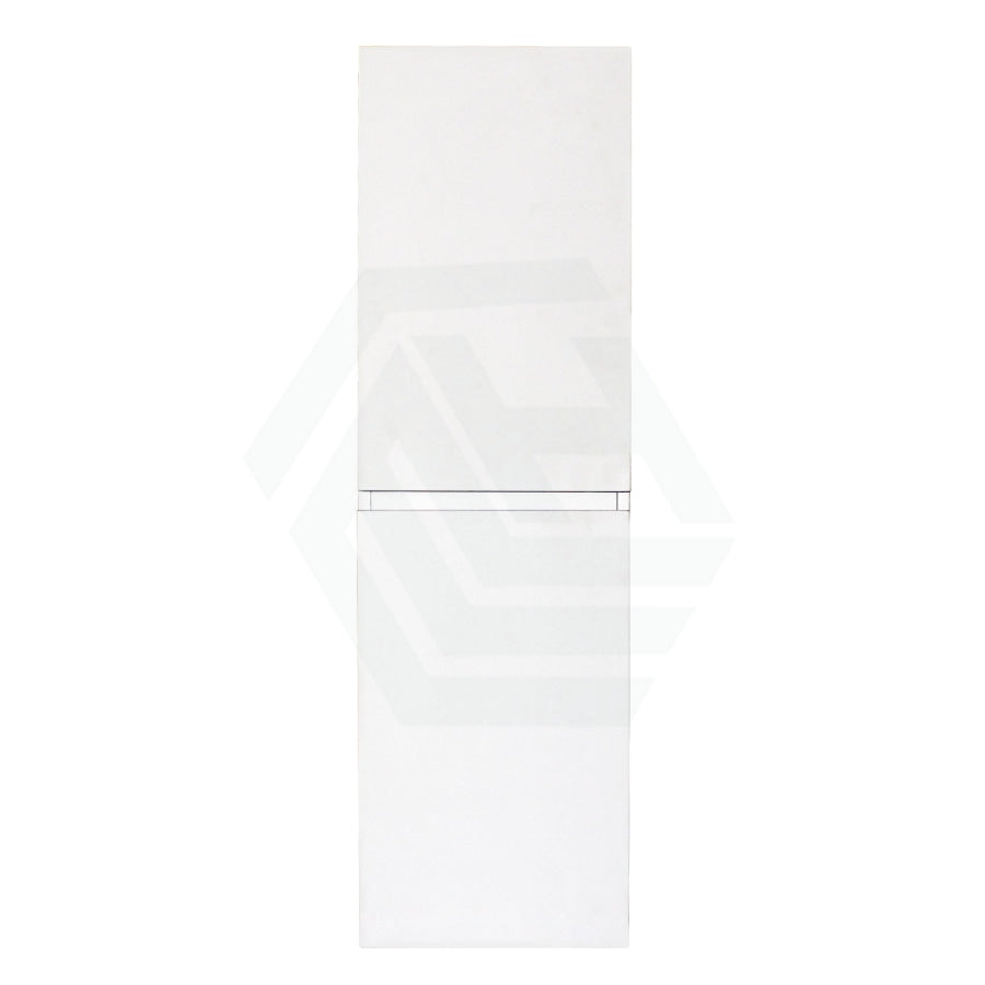 400X300X1350Mm Wall Hung Bathroom Vanity Tall Boy Gloss White Pvc Vacuum Filmed Mdf Board