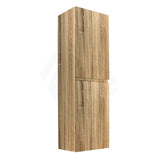 400X300X1350Mm Wall Hung Bathroom Vanity Tall Boy White Oak Pvc Filmed Mdf Board Vanities