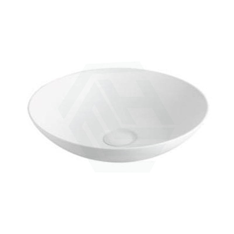 Above Counter Ceramic Basin Round Matt White