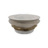 40Mm Solid Brass Bathtub Pop Up Waste Drain No Overflow Matte White Finished Matt Basin Wastes