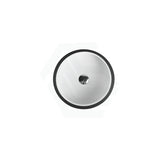 410X410X140Mm Round Matt Black & White Above Counter Basin Top