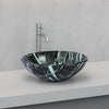 Above Counter Glass Basin Double Layer Round
