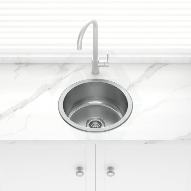 Stainless Steel Kitchen Sink Round 430mm