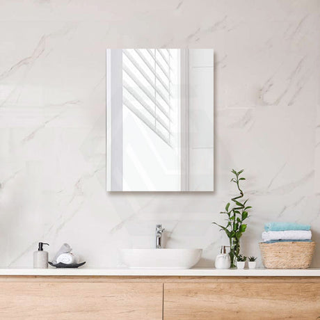 450/600/750/900/1200/1500Mm Bathroom Mirror Pencil Edge Rectangle Square Wall Mounted Vertical Or