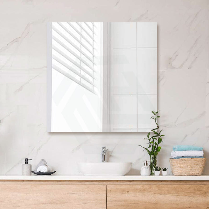 450/600/750/900/1200/1500Mm Bathroom Mirror Pencil Edge Rectangle Square Wall Mounted Vertical Or