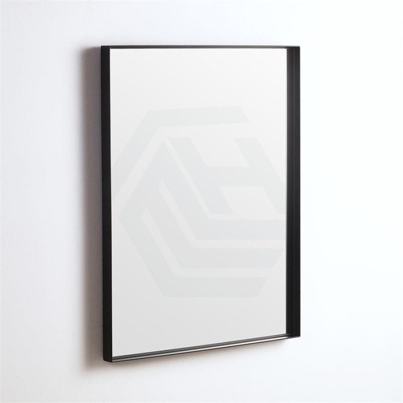 450/600/750/900/1200Mm Bathroom Black Framed Square Mirror Wall Mounted Mirrors