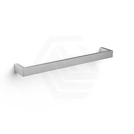 450/630/830Mm Thermogroup Square Single Bar Heated Towel Rail Polished Stainless Steel Rails