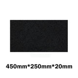 20Mm/40Mm Thick Gloss Ink Black Stone Top For Above Counter Basins 450-1800Mm Vanity Tops