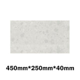 20Mm/40Mm Thick Gloss White Canvas Stone Top For Above Counter Basins 450-1800Mm 450Mm X 250Mm /