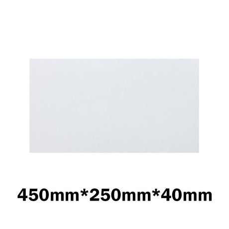 20Mm/40Mm Thick Gloss Silk White Stone Top For Above Counter Basins 450-1800Mm 450Mm X 250Mm / 40Mm