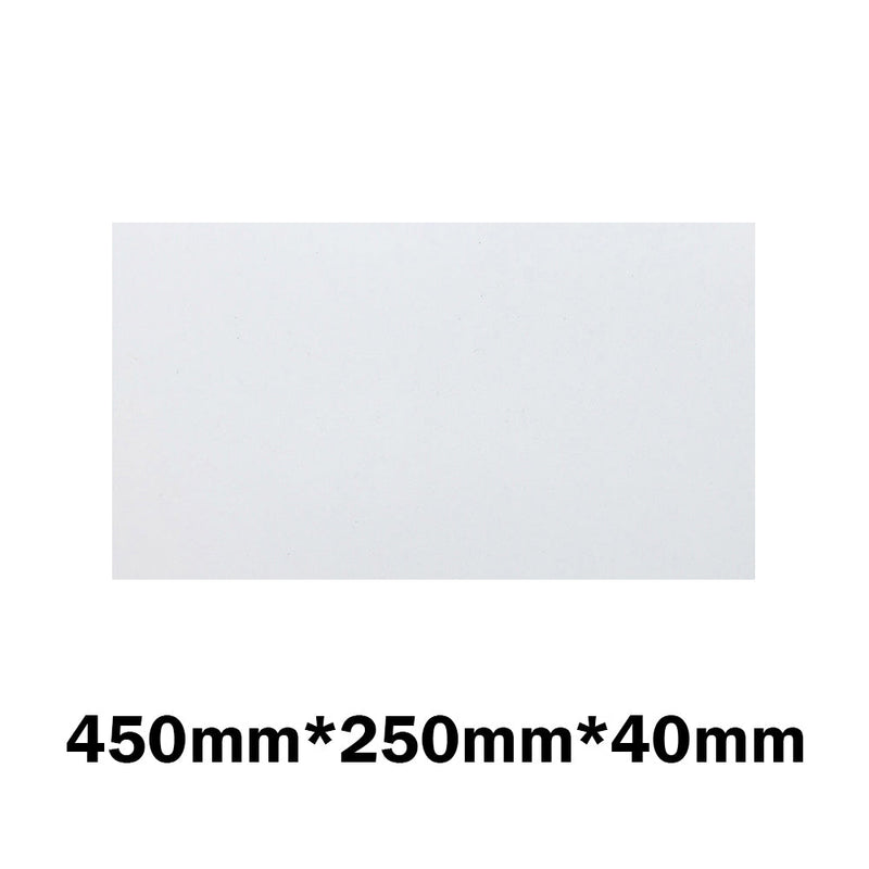 20Mm/40Mm Thick Gloss Silk White Stone Top For Above Counter Basins 450-1800Mm 450Mm X 250Mm / 40Mm