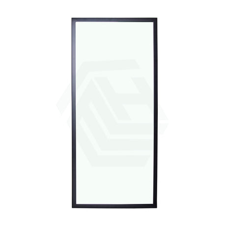 450Mmx1000Mm Framed Rectangle Bathroom Wall Mirror Matt Black Mirrors