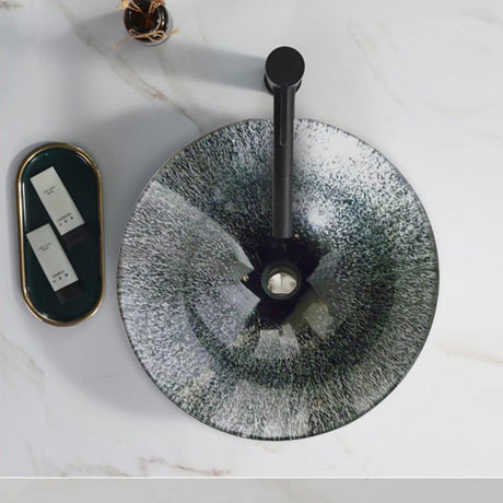 Glass Above Counter Art Wash Basin Bathroom