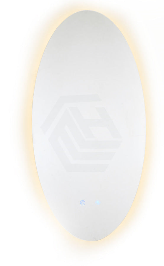 450X900Mm Led Mirror Oval Motion Sensor Auto On