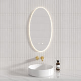 450X900Mm Led Mirror Oval Motion Sensor Auto On Led Mirrors