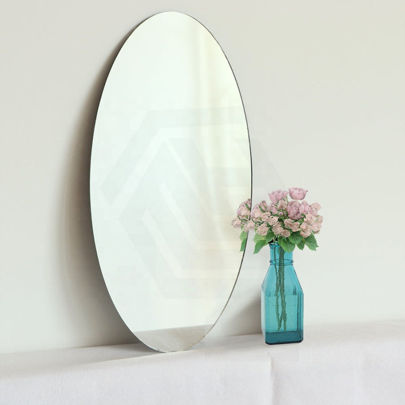 450X900X6Mm Oval Bathroom Wall Mounted Mirror Pencil Edge Vertical Or Horizontal Copper Free