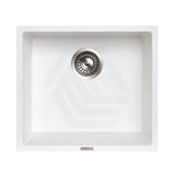 457X406X200Mm Carysil White Single Bowl Granite Stone Kitchen/laundry Sink Top/flush/under Mount