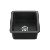 457X457X228Mm Matt Black Camden Fireclay Kitchen/Laundry Sink Single Bowl Top/Under Mount Kitchen