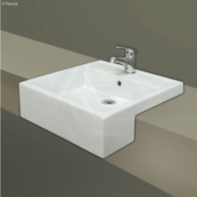 460X460X150Mm Rak Nova Semi-Recessed Ceramic Basin 1 Or 3 Tap Holes Available Semi-Recessed Basins