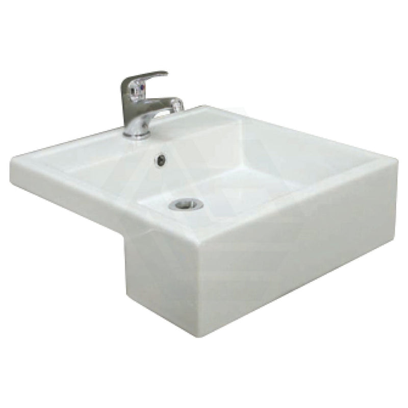 460X460X150Mm Rak Nova Semi-Recessed Ceramic Basin 1 Or 3 Tap Holes Available Semi-Recessed Basins