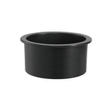 470X228Mm Matt Black Camden Fireclay Kitchen/Laundry Sink Round Single Bowl Top/Under Mount Kitchen