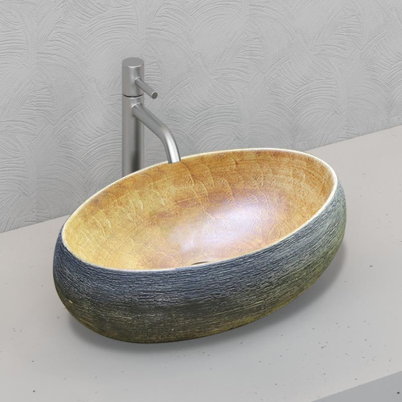 Above Counter Basin Oval Porcelain