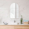 500/600/750/900Mm Bathroom Mirror Pencil Edge Arch Wall Mounted Frameless Mirrors