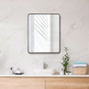 Bathroom Mirror Aluminum Framed Rectangle Black