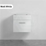 500mm Wall Hung Vanity Matt White