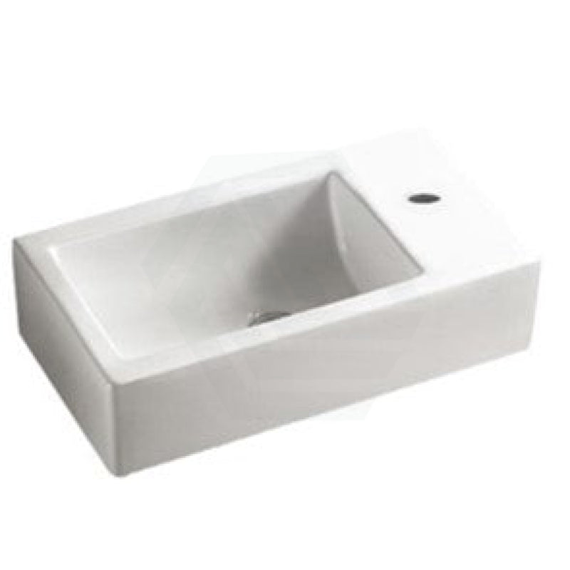 500X250X940Mm Mini Bathroom Vanity White Oak Wood Grain Ceramic Top Pvc Filmed Floor Freestanding