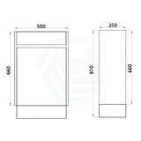 500X250X940Mm Pvc Filmed Floor Mini Bathroom Vanity Matt White Ceramic Top Freestanding With