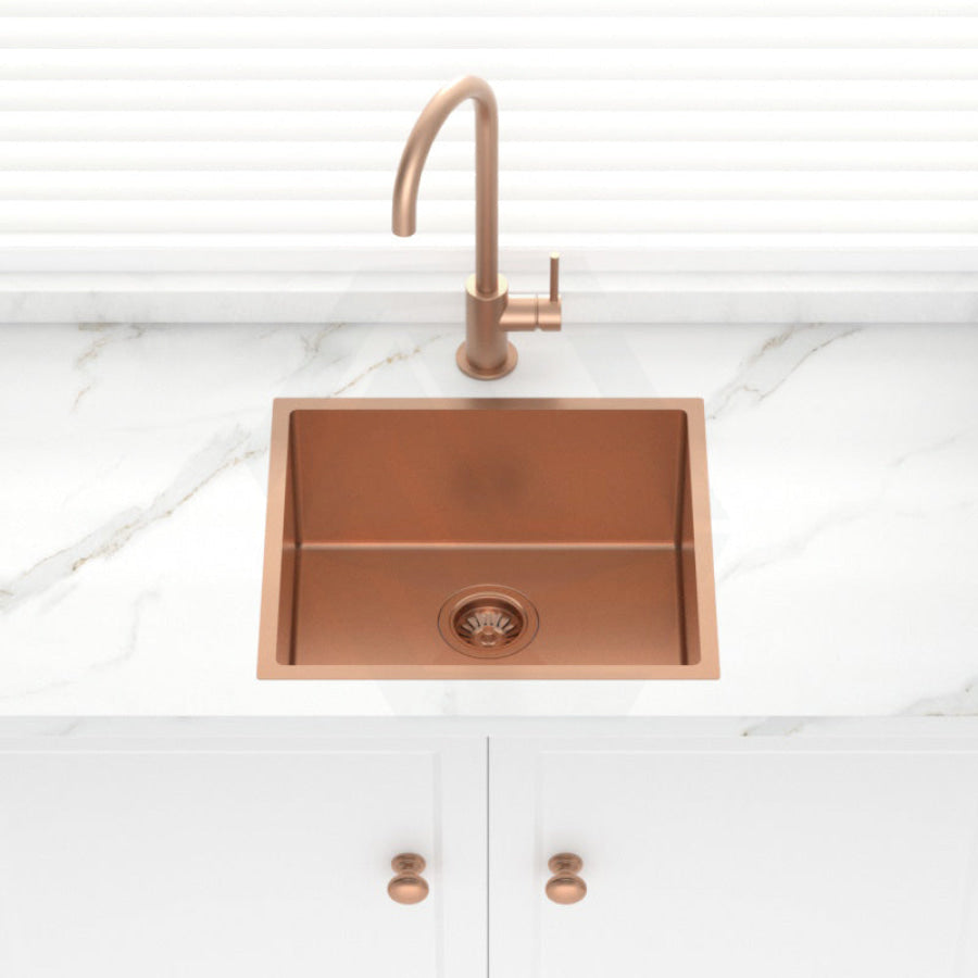 Stainless Steel Kitchen Sink 500mm Rose Gold