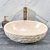 Above Counter Basin Stone Oval Marble Surface