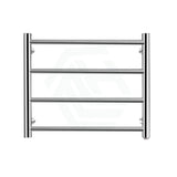 520X500X120Mm Round Chrome Electric Heated Towel Rack 4 Bars