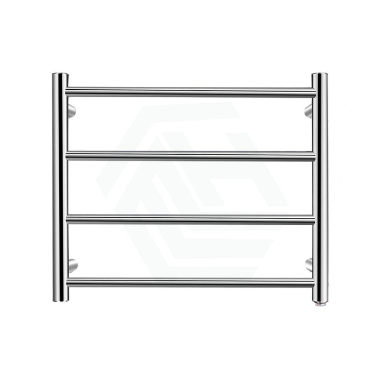 520X500X120Mm Round Chrome Electric Heated Towel Rack 4 Bars