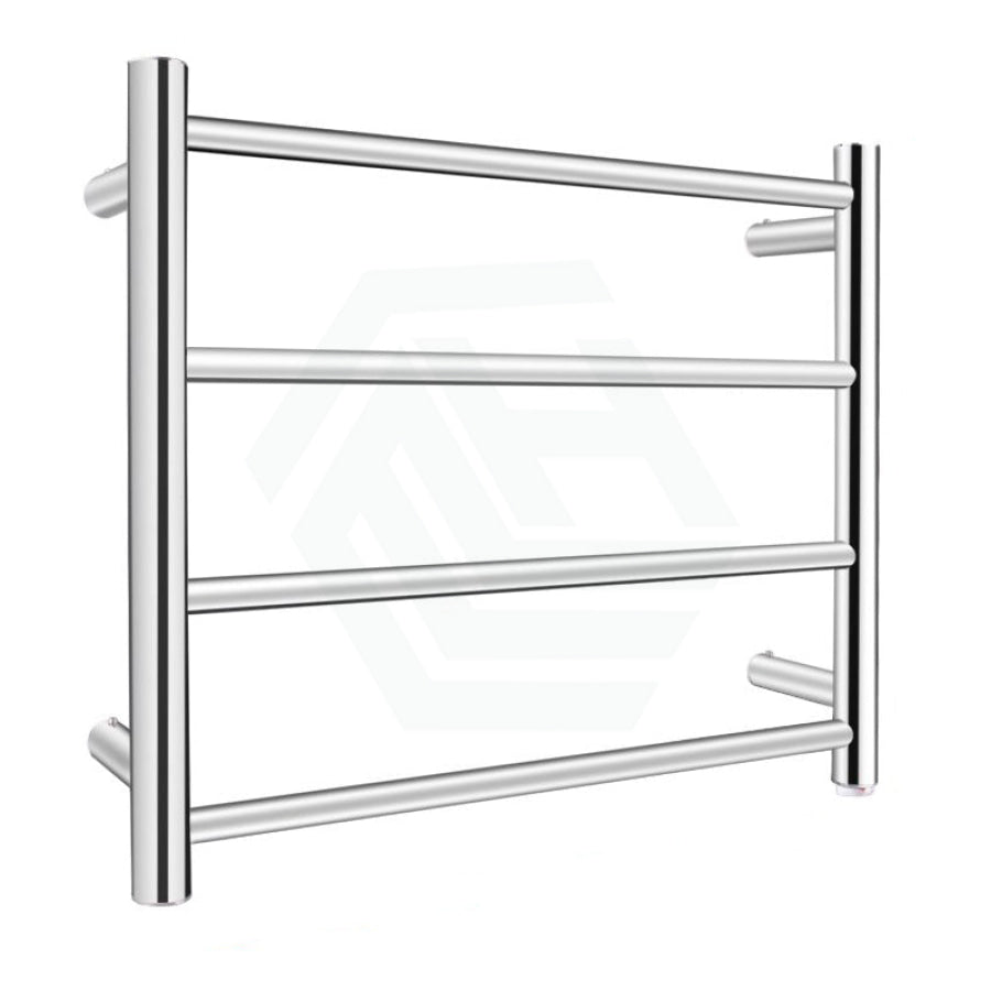 520X500X120Mm Round Chrome Electric Heated Towel Rack 4 Bars