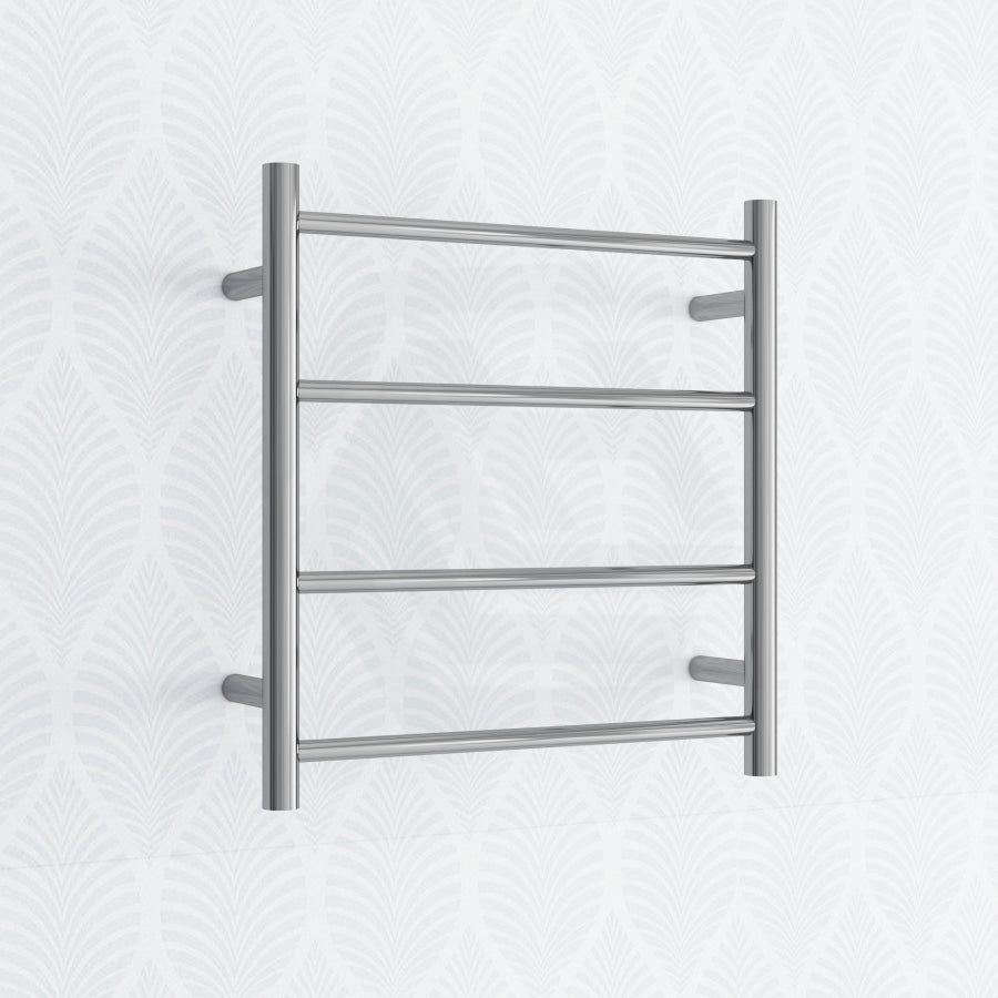 520X500X120Mm Round Chrome Electric Heated Towel Rack 4 Bars