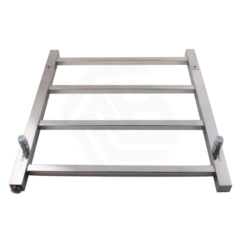 520X500X120Mm Square Chrome Electric Heated Towel Rack 4 Bars