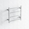 520X500X120Mm Square Chrome Electric Heated Towel Rack 4 Bars Rails